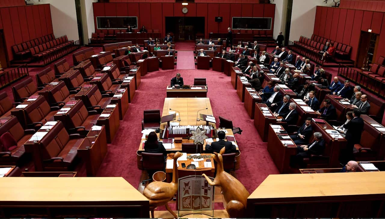 The Senate at Parliament House Canberra Australia July 04 2019