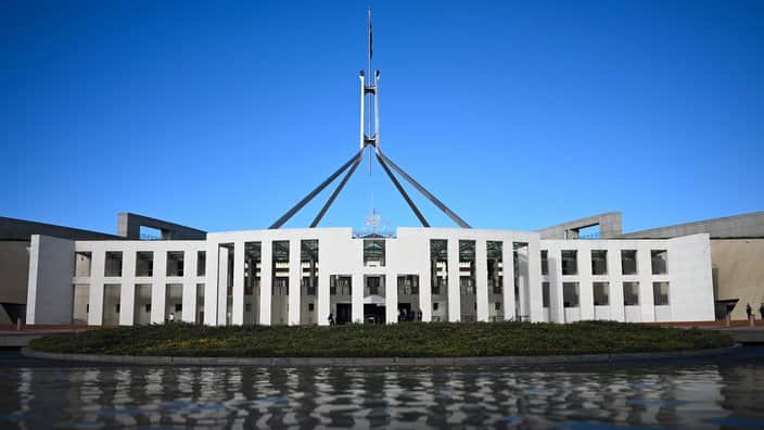 General view of Parliament House Canberra