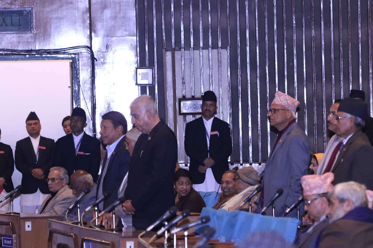 Nepali Congress MPs disrupt parliament over allegations of corruption by one of its members.