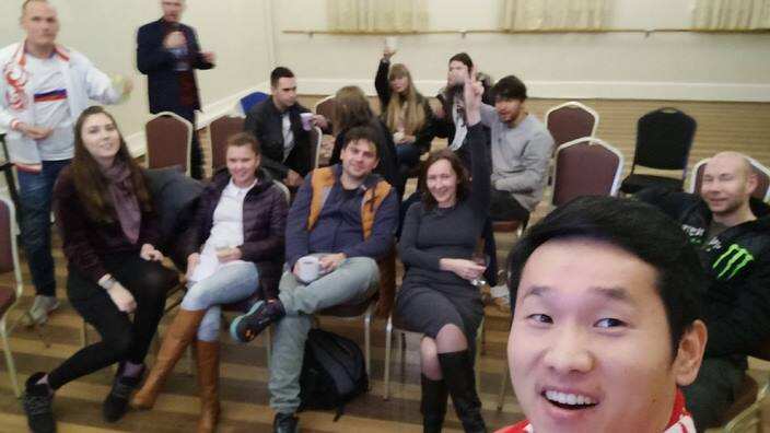Fans at Russian House in Melbourne