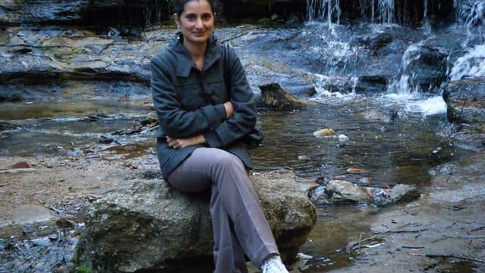 Parwinder Kaur in happier times