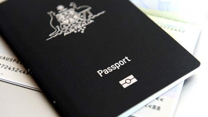 An Australian passport pictured in Brisbane, Thursday, July 25, 2013. (AAP Image/Dan Peled) NO ARCHIVING