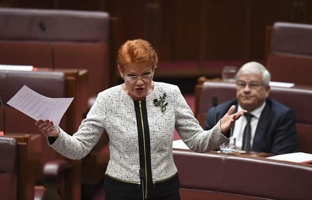Pauline Hanson proposed that migrants to wait  8 years to become Australian citizens.