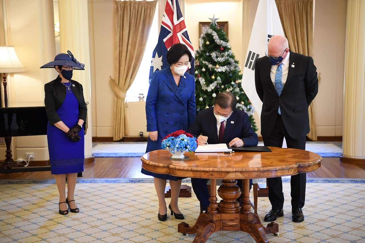 South Korean President Moon Jae-in to visit Australia