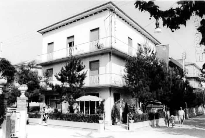 La pensione Cinzia nel 1957.