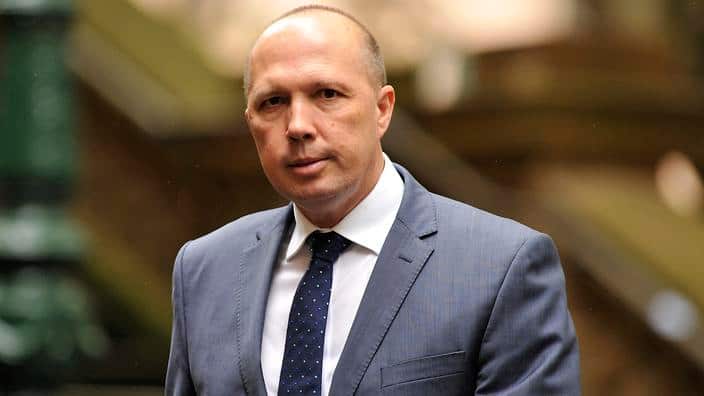 Australian Immigration Minister Peter Dutton