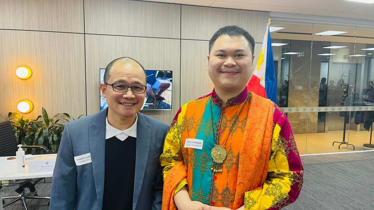 Andrew Albert Ty & Gilbert Jacob Que, PhD candidates at La Trobe University