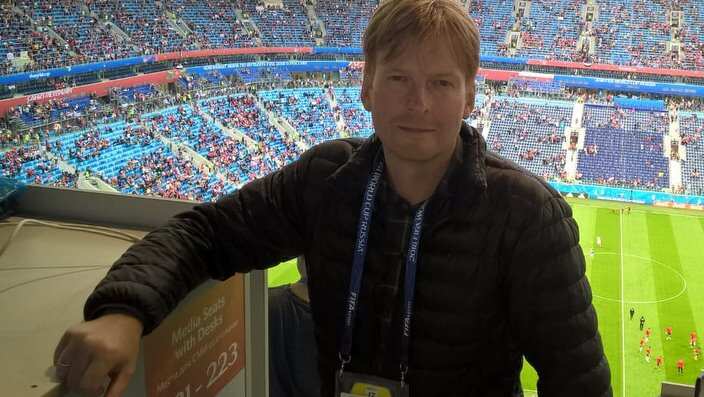 Ivan Zhidkov at Saint Petersburg Stadium