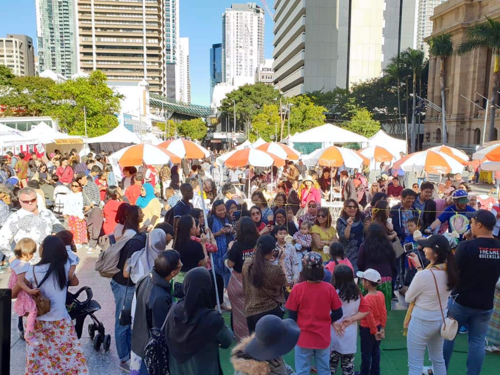 Indonesian Village at King George Square, Brisbane (18-19/8/2018)