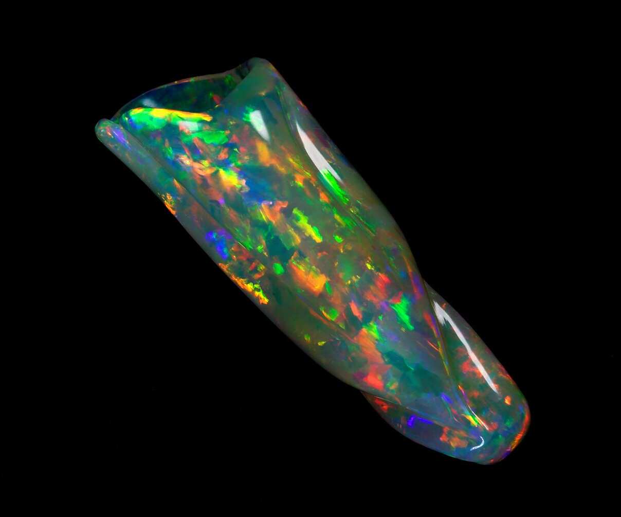 Rare opal fossil. 