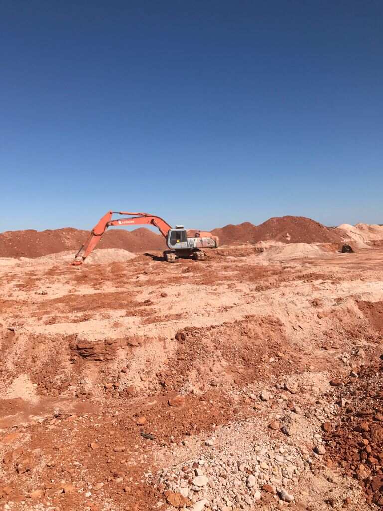 Opal mine in Coober Pedy. 
