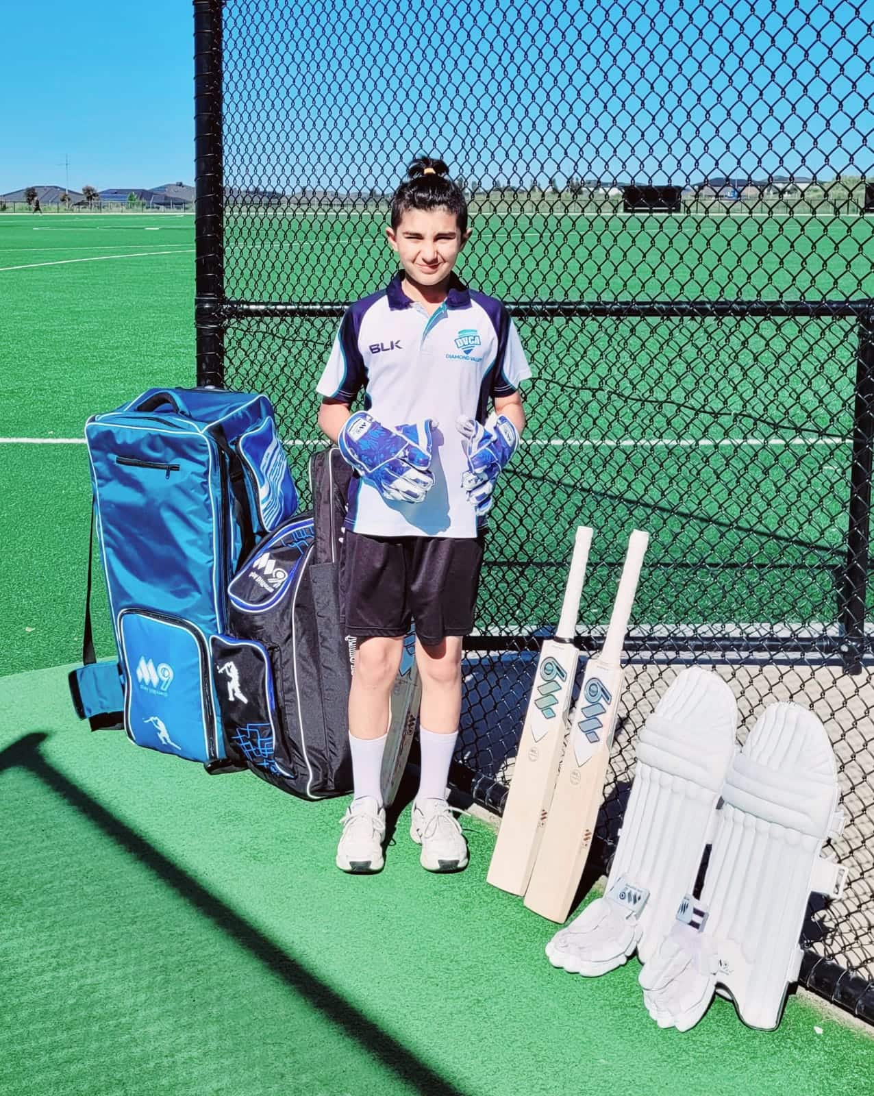 Ahmad Raza Started playing cricket at the age of three.