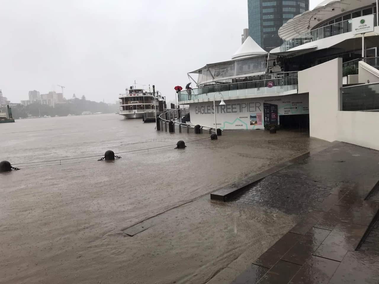 flood in Brisbane River