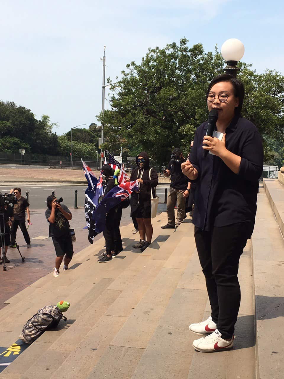 Protesters demand world's major economies sanction China over human rights concerns