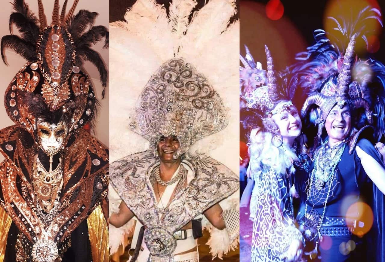 fashion and costume designer for Mardi gras Rene Rivas