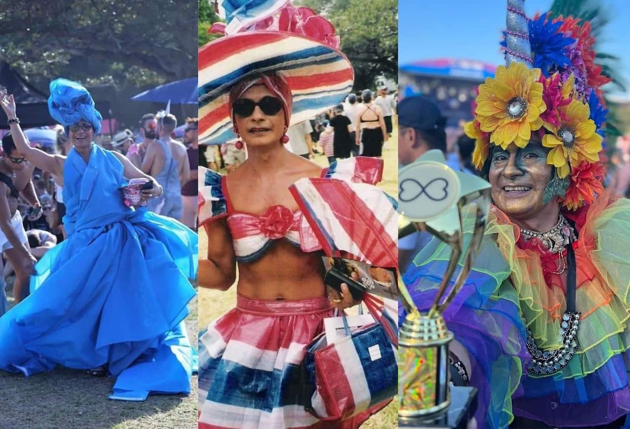 fashion and costume designer for Mardi gras Rene Rivas