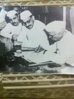 R.K. Patil with Nehru ji and Guljari Lal Nanda