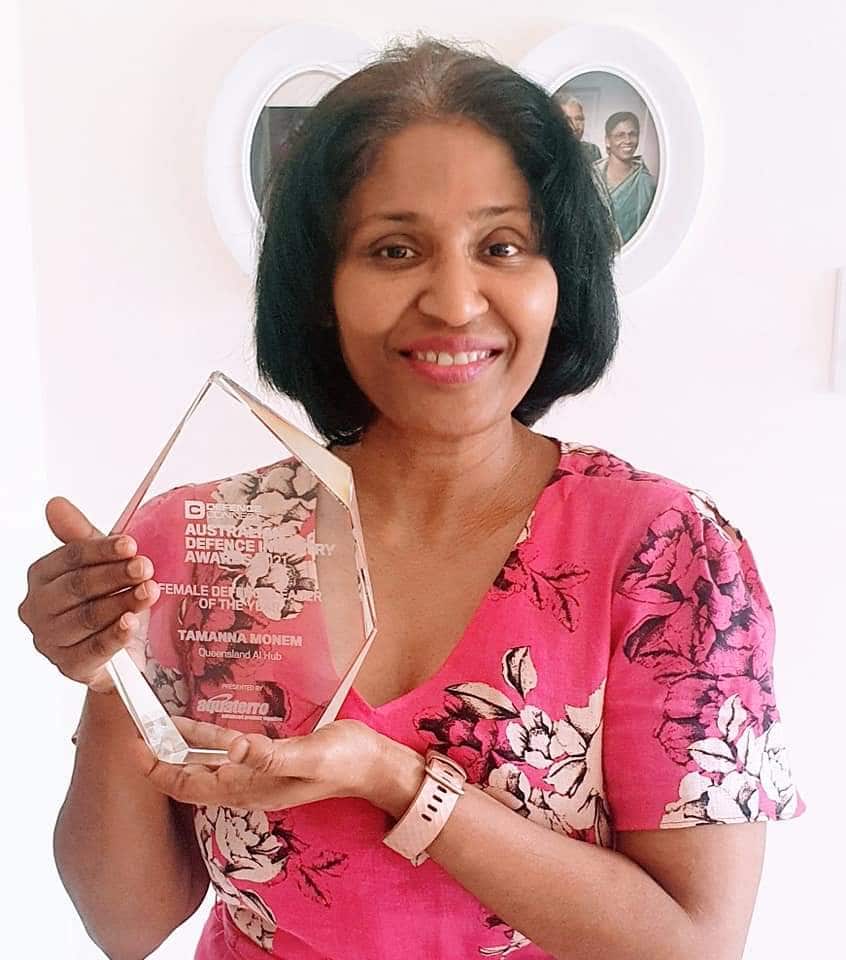 Tamanna Monem has been awarded as the Female Defence Leader 2021.