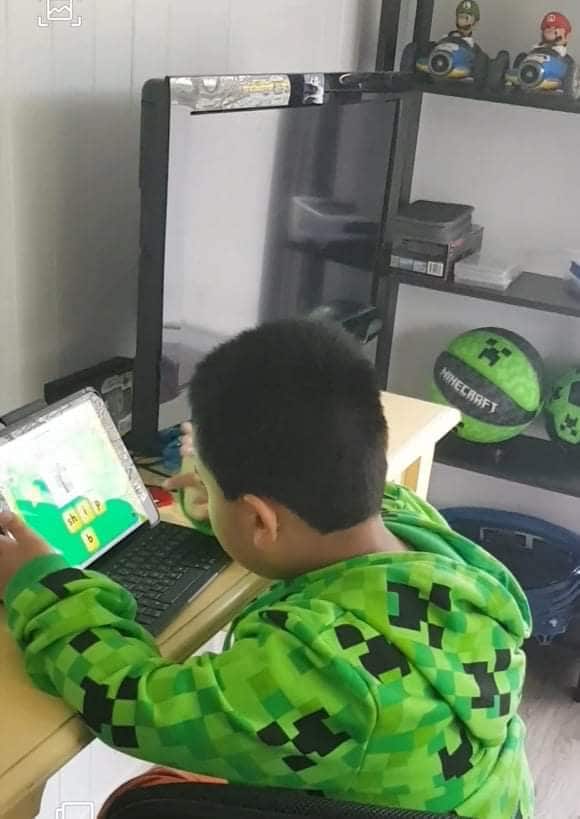 Gonzales family, remote learning, ACT lockdown