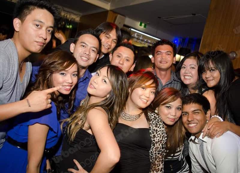 Jonah Manzano partying with his friends