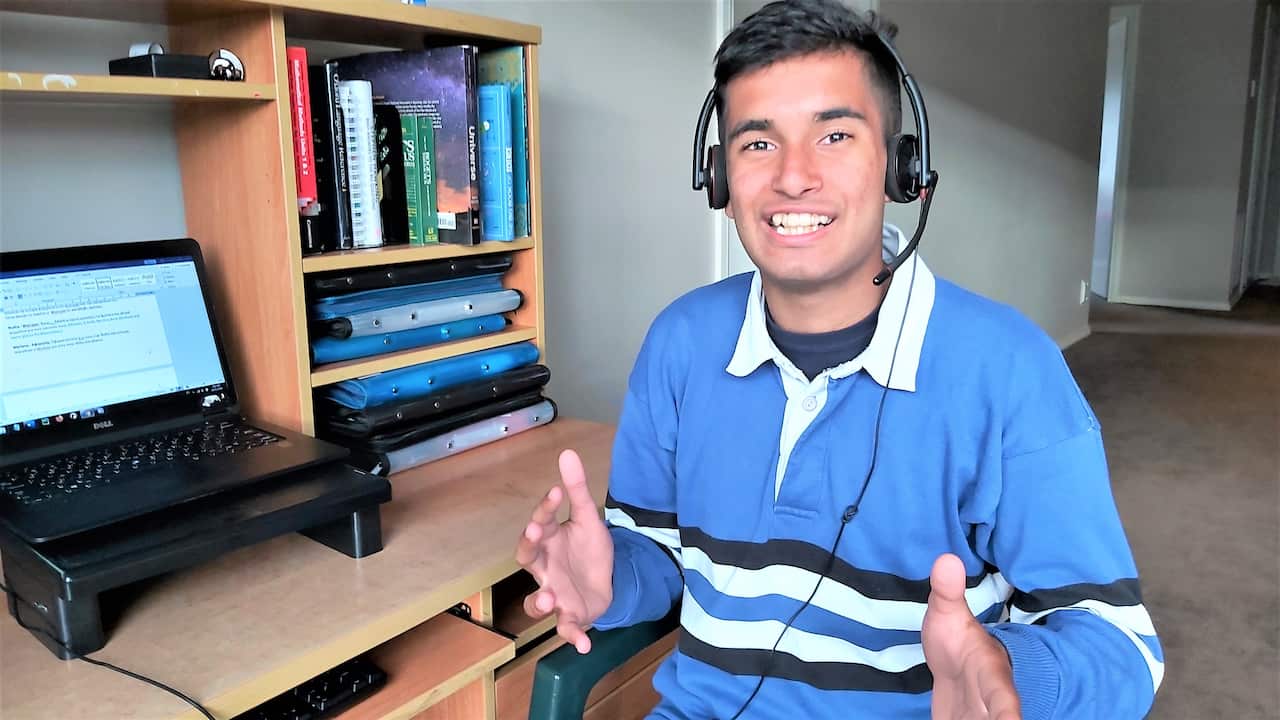 Student Rudra Sekhri. 