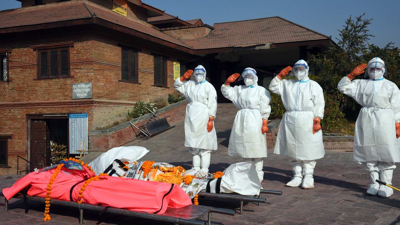Final rites for the bodies of people deceased due to Covid-19 in Nepal