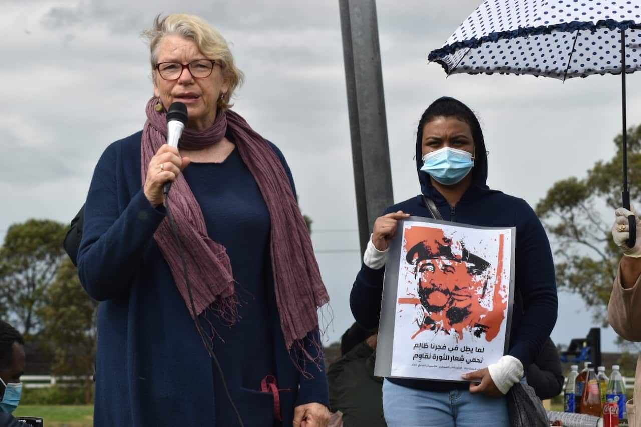 Protests by the Sudanese-Australian community