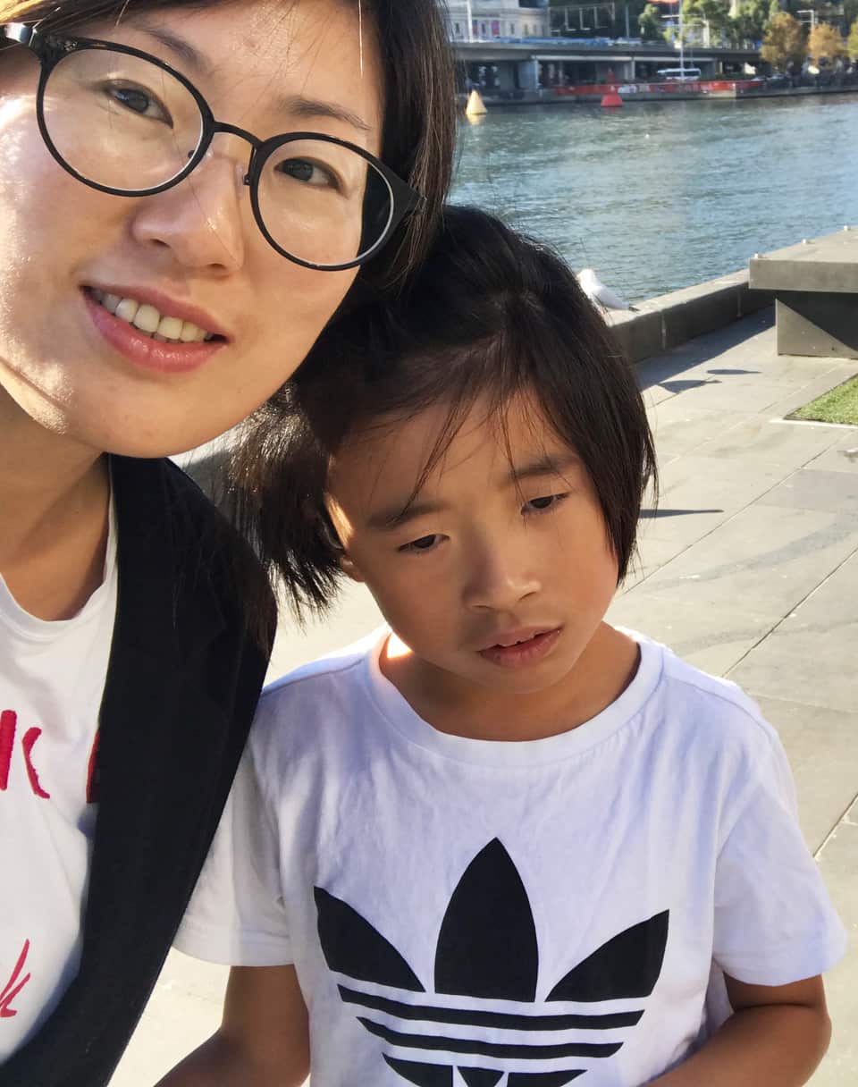 Jung Yoon and her daughter Joanne