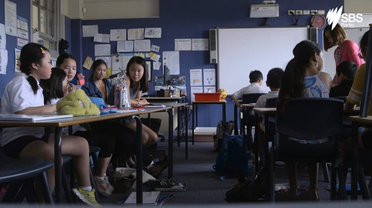 Students in Vietnamese Inner West School, Marrickville
