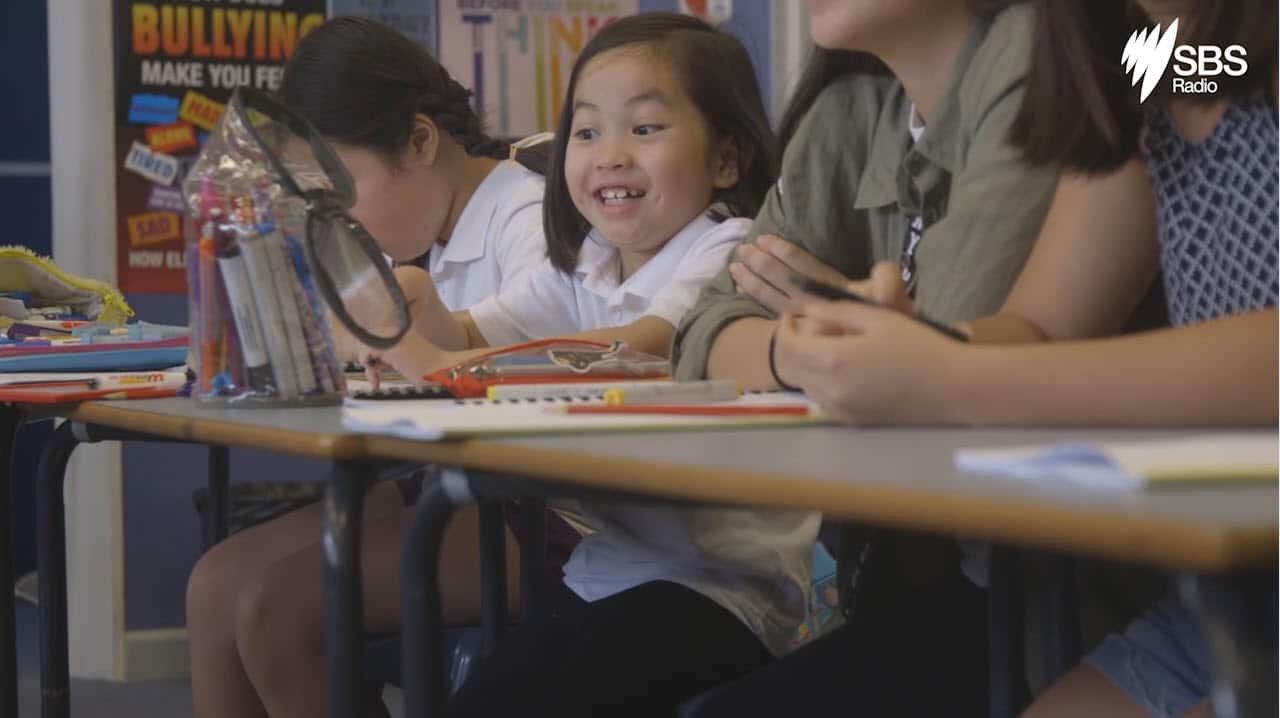 Students in Vietnamese Inner West School, Marrickville