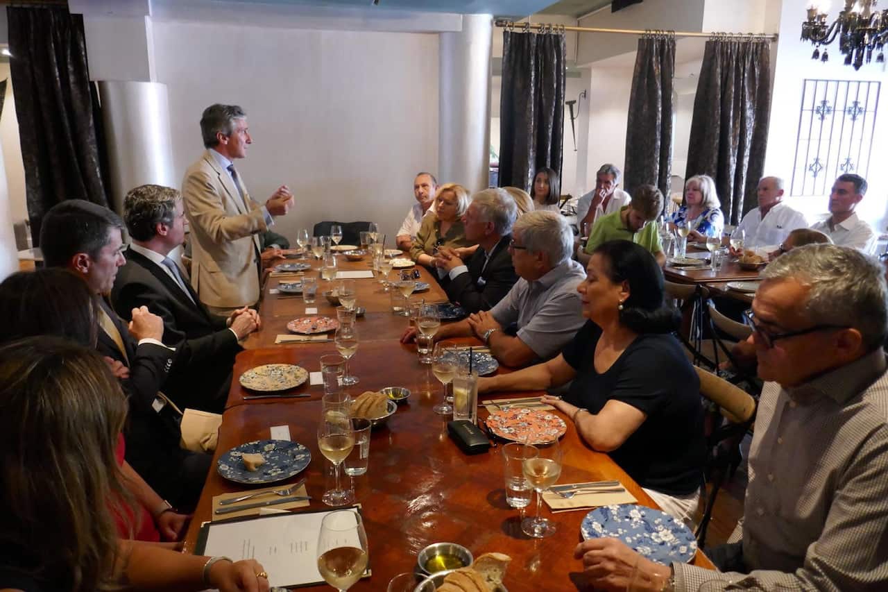 almoco com empresarios