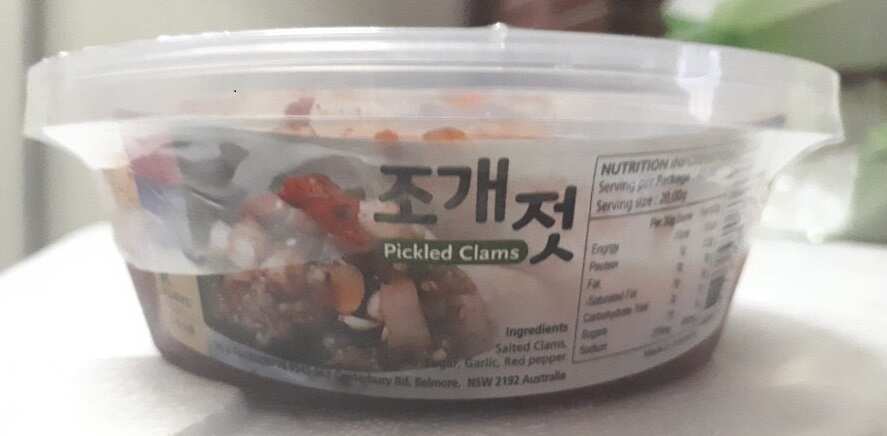 Recall: Koryo Food Co. Pickled clams