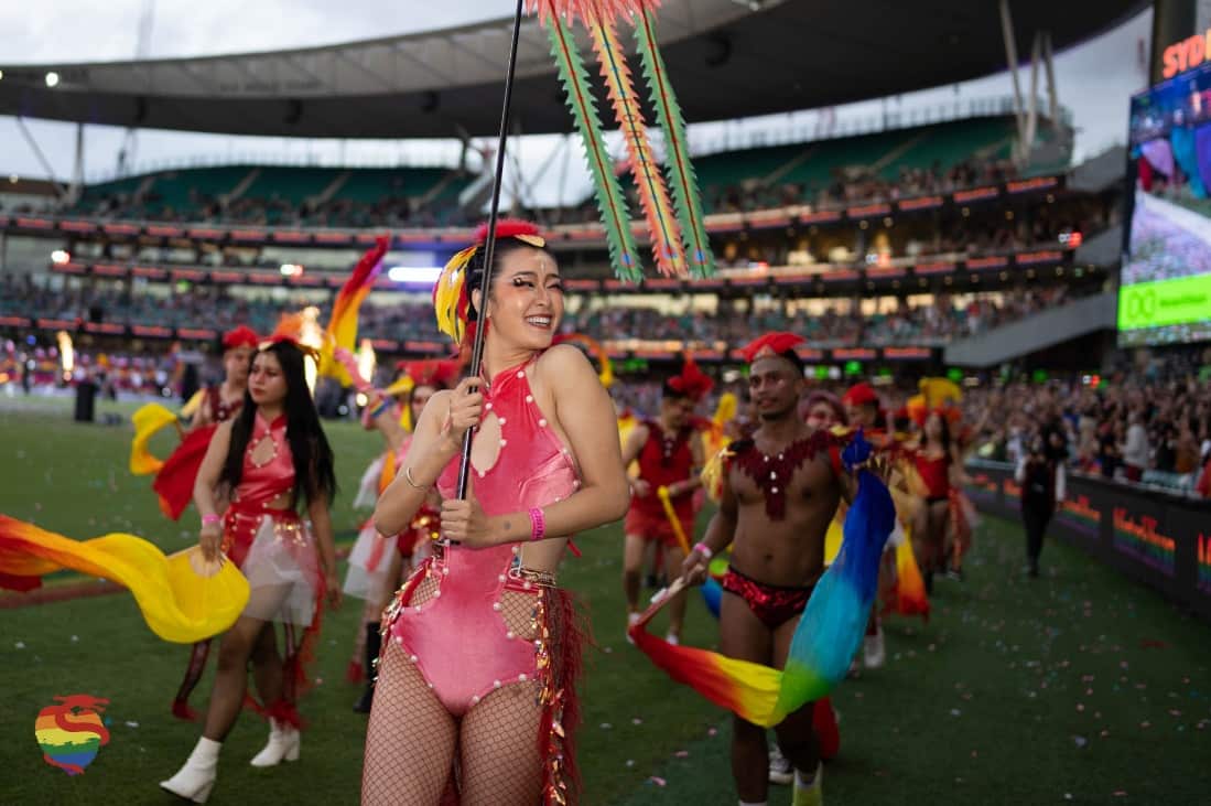 Chinese Float at 43rd Sydney Mardi Gras.