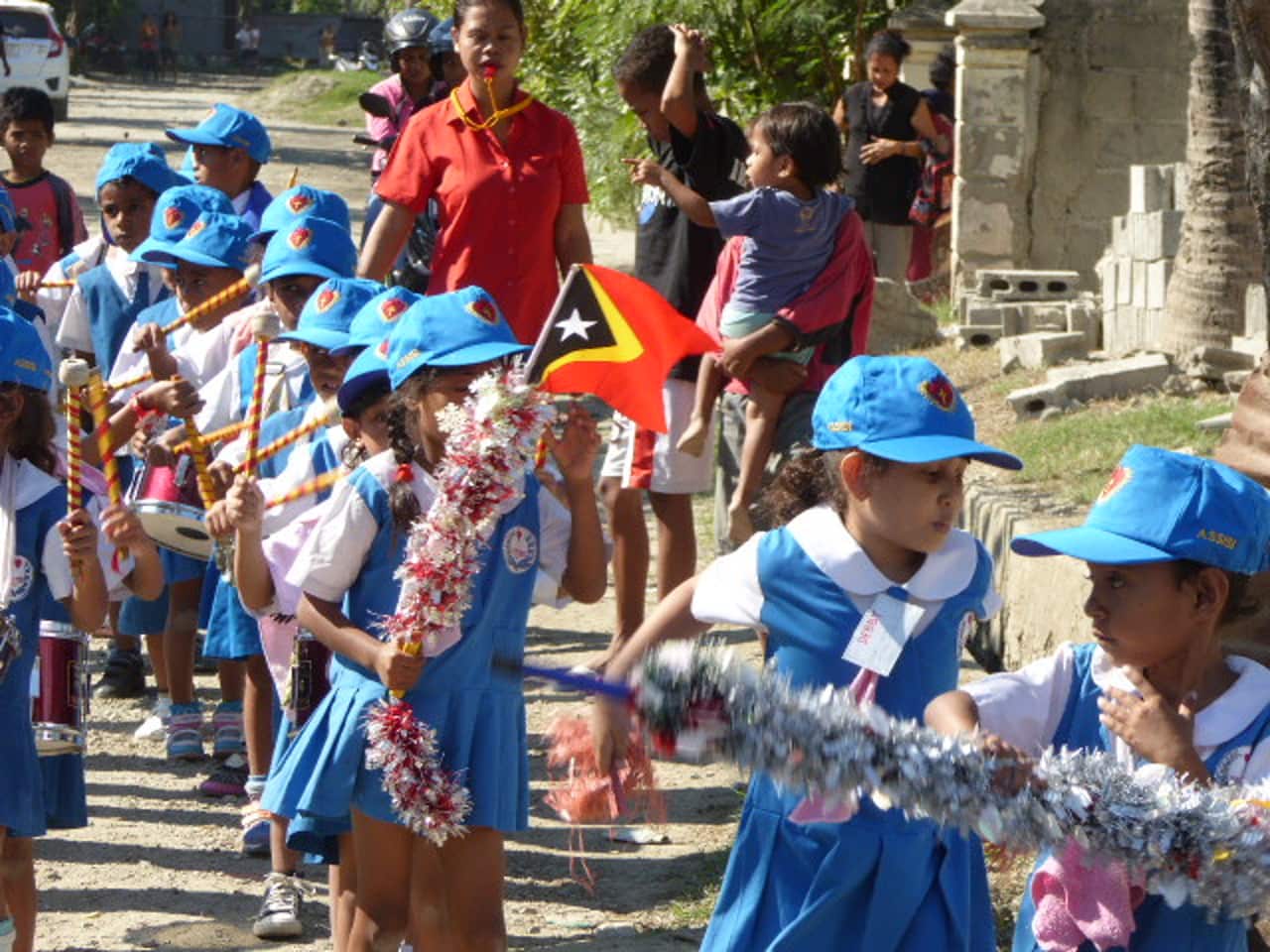 School children in Timor-Leste