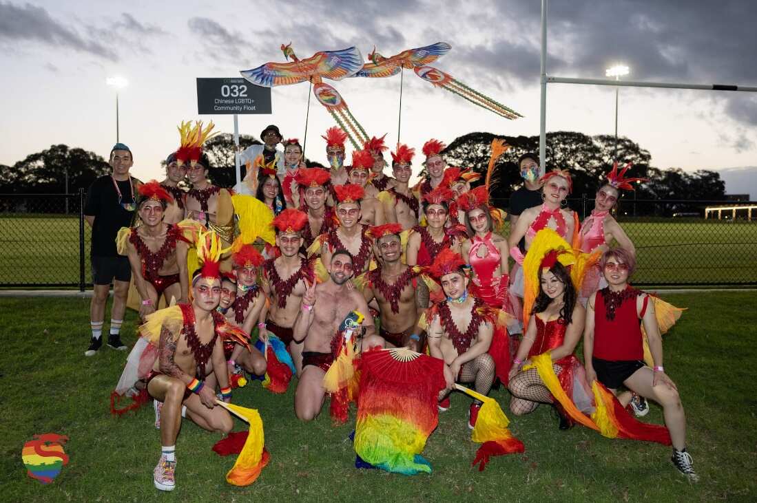 Chinese Float at 43rd Sydney Mardi Gras.
