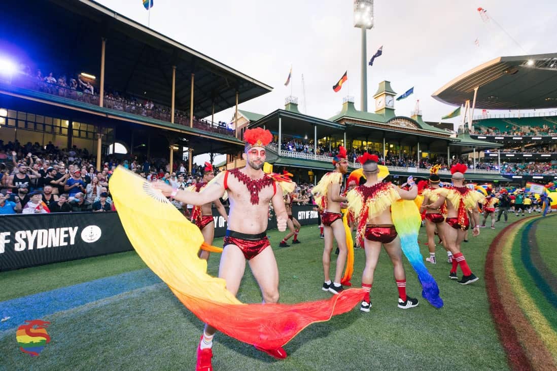 Chinese Float at 43rd Sydney Mardi Gras.