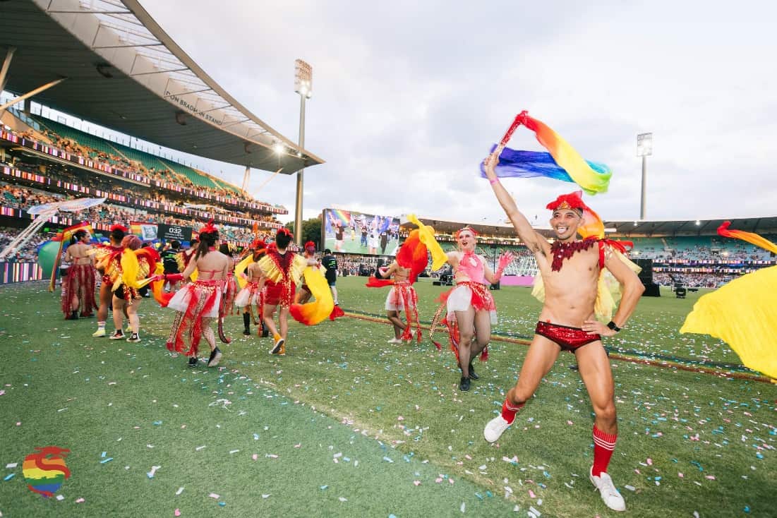 Chinese Float at 43rd Sydney Mardi Gras.