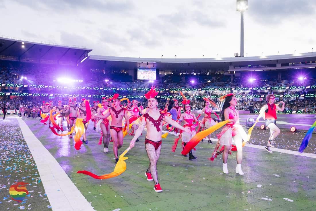 Chinese Float at 43rd Sydney Mardi Gras.