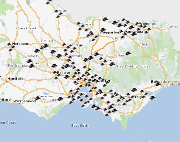 interactive magpie attack map