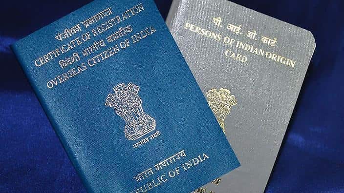 Overseas Citizen of India, or OCI card 
