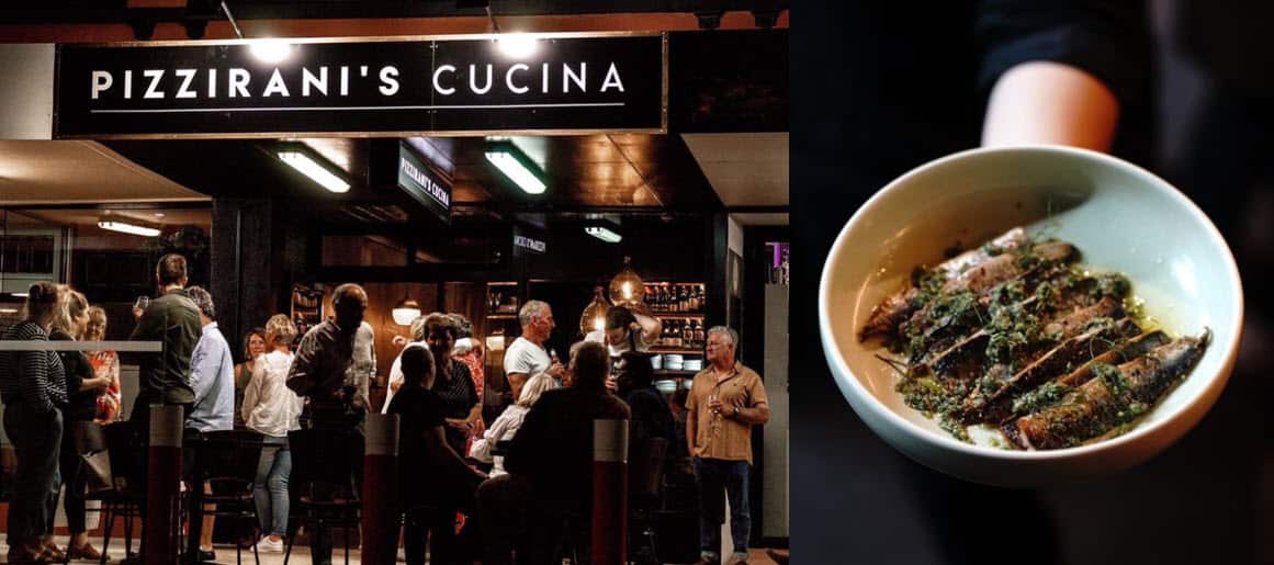 Pizzirani's Cucina, erede di Pizzirani's Restaurant, è nato 3 anni fa a Devonport per volontà di Olivia Pizzirani, nipote di Dina e Gianni