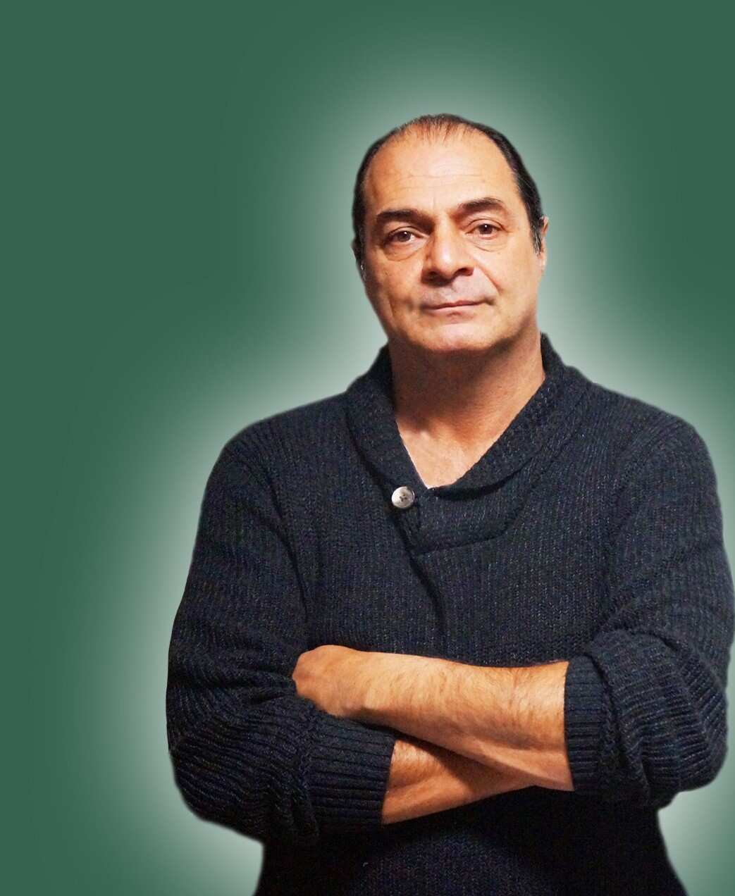 Greek Australian TV and radio presenter Platon Denezakis. 