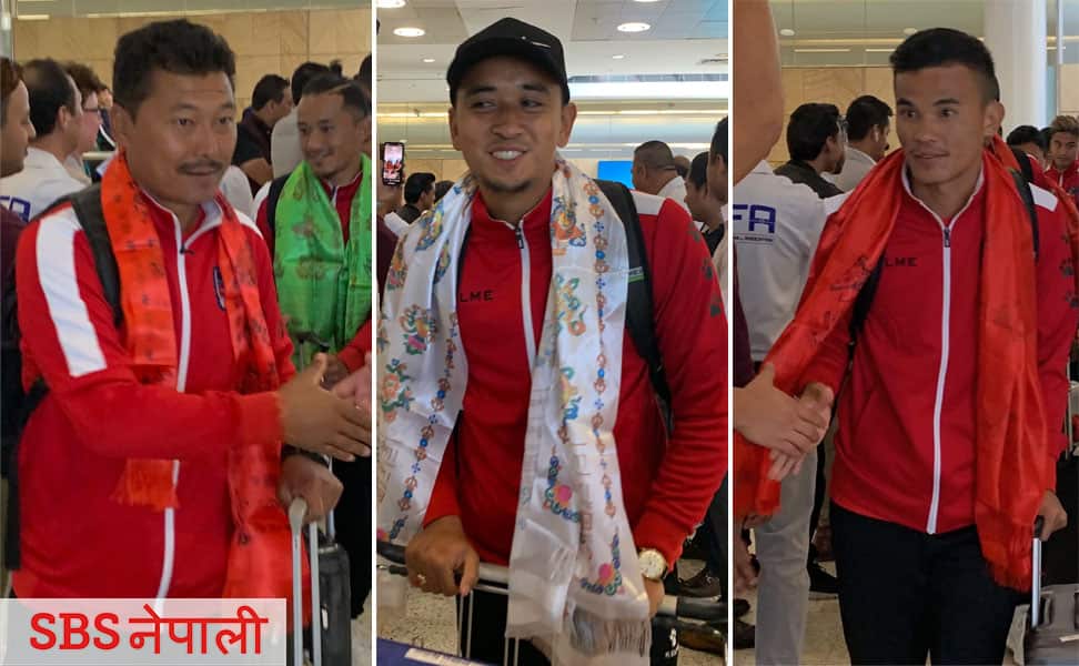 Nepali National Football Team arrives in Sydney