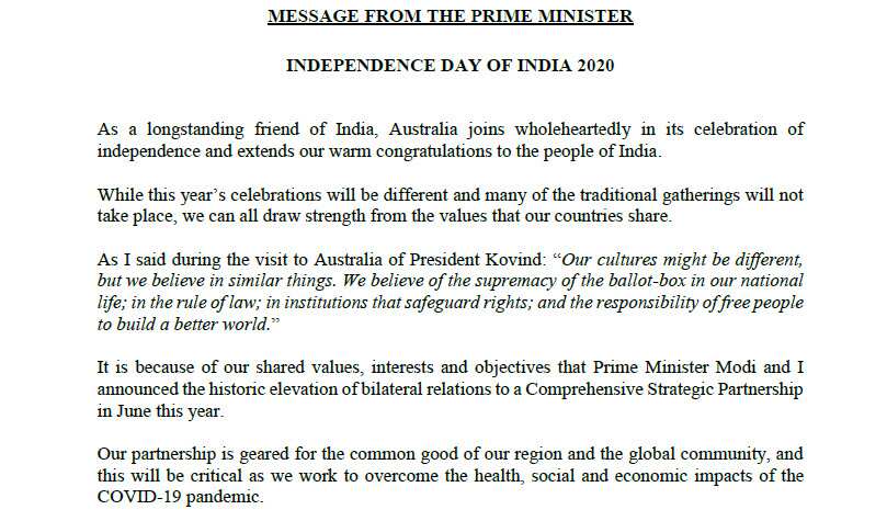 Prime Minister Scott Morrison