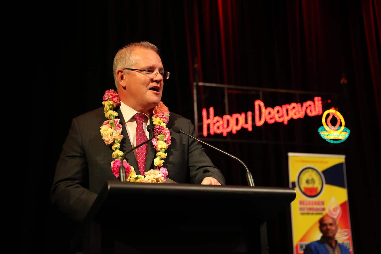 Scott Morrison Diwali