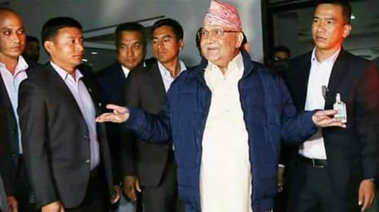 PM KP Sharma Oli was admitted to hospital.
