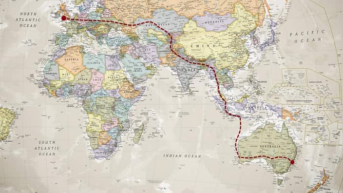 Arjun Bhogal's epic on foot journey