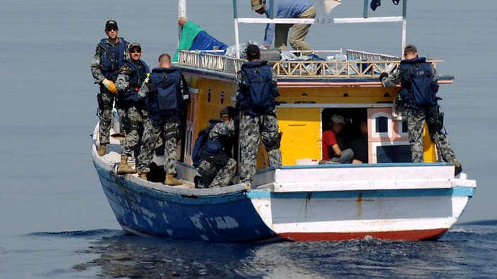 Under Operation Sovereign Borders, refugee boats were being pushed back into Indonesian waters against Indonesia's express wishes