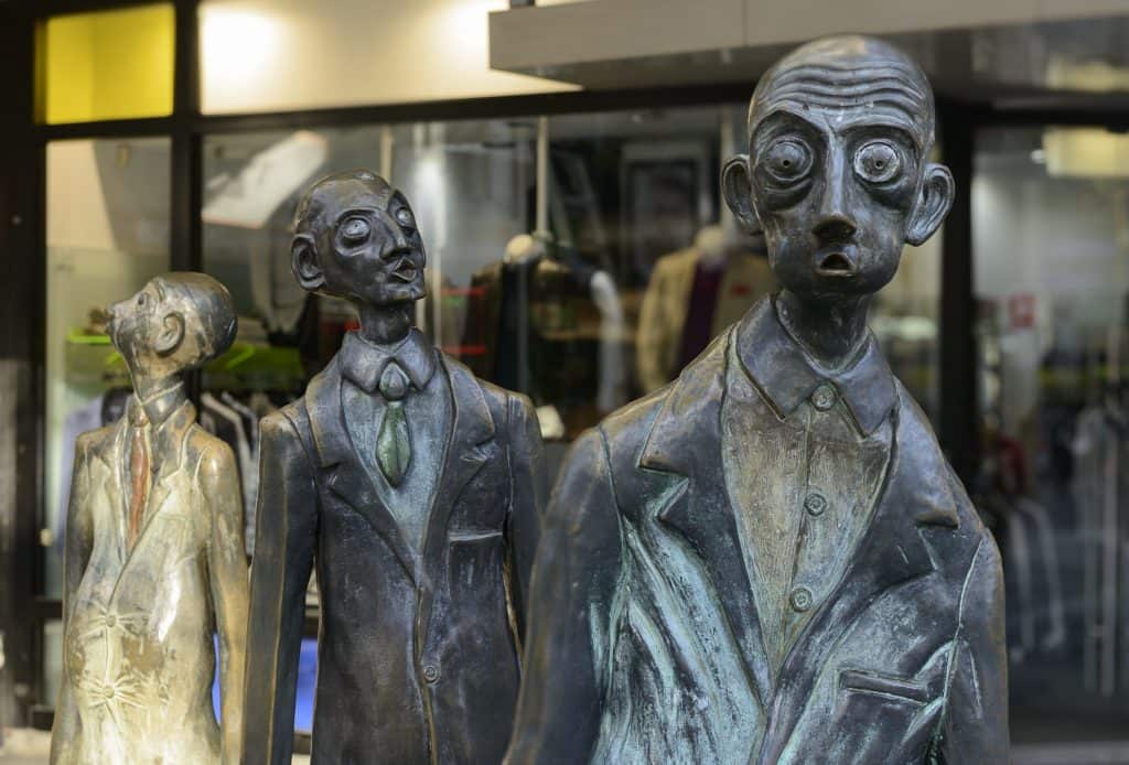 Three Businessmen Who Brought Their Own Lunch