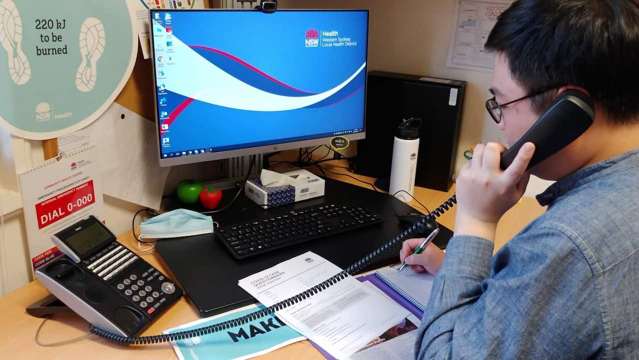 Afisa afanya ufuatiliaji wa maambukizi ya COVID-19 NSW kupitia simu